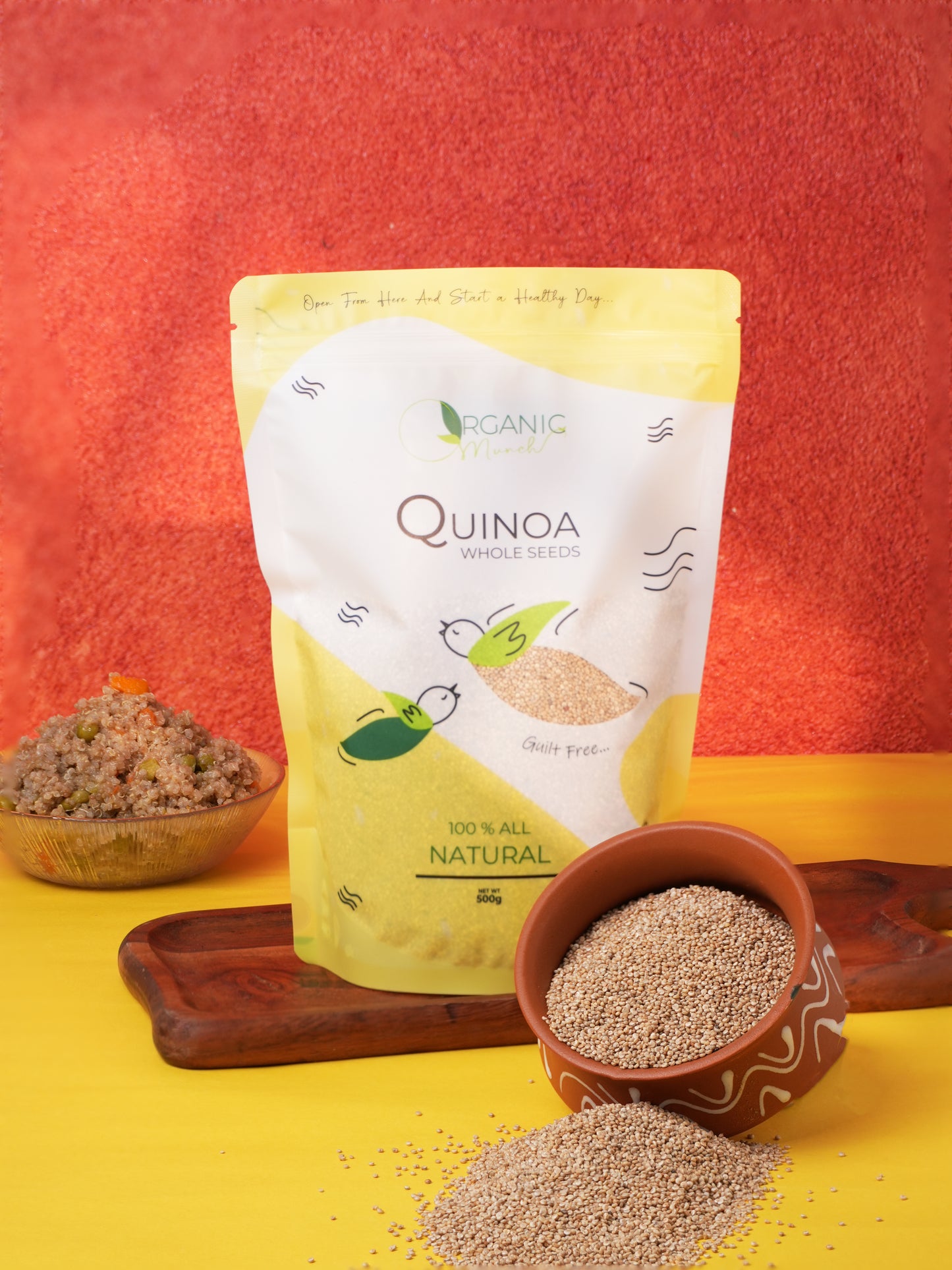 Premium White Quinoa| 100% natural Plant based Protein